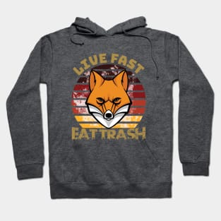 Live Fast Eat Trash Possum Hoodie